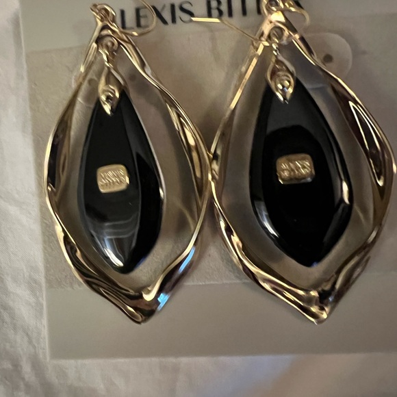 EUC Alexis Bittar tear drop earrings - Picture 3 of 3